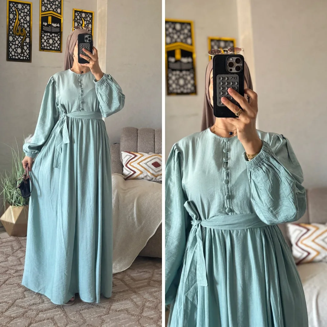 فستان كريب زارا – أناقة يومية بتصميم عصري