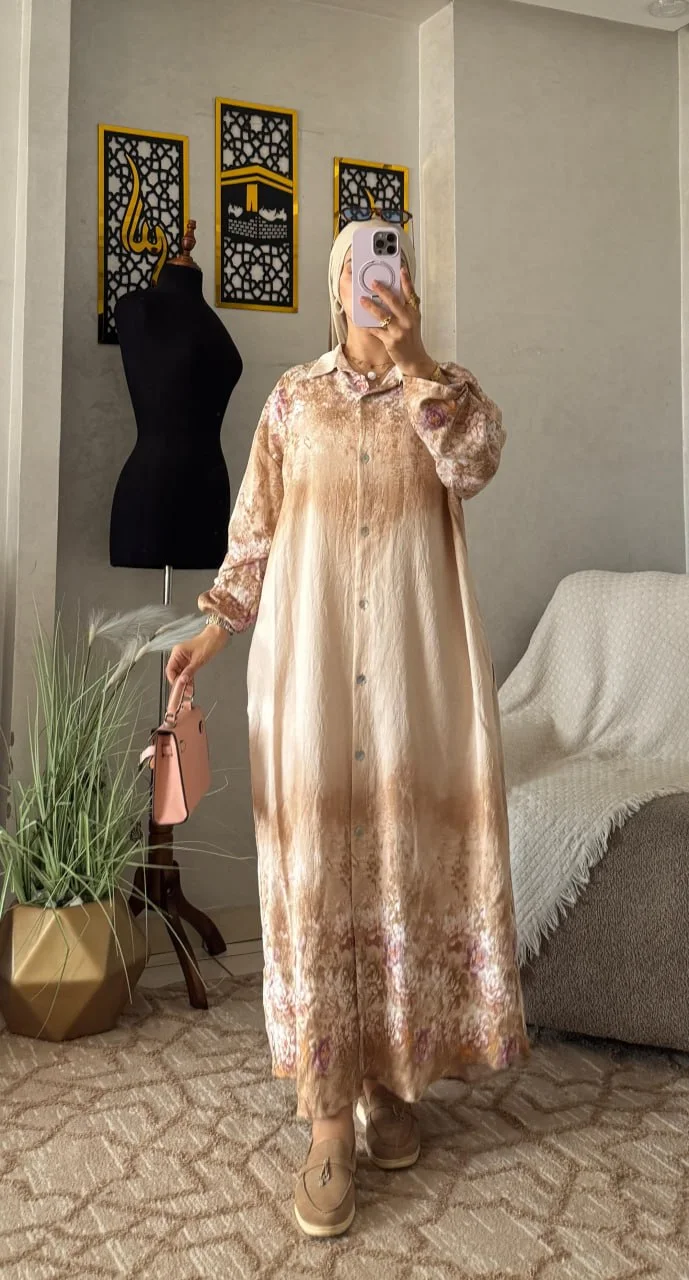كسوة صيفية نسائية من قماش الخيط