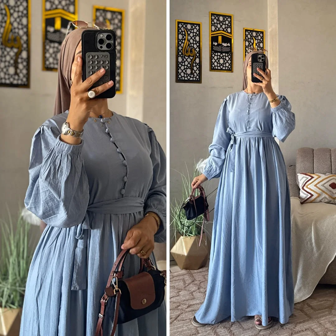 فستان كريب زارا – أناقة يومية بتصميم عصري