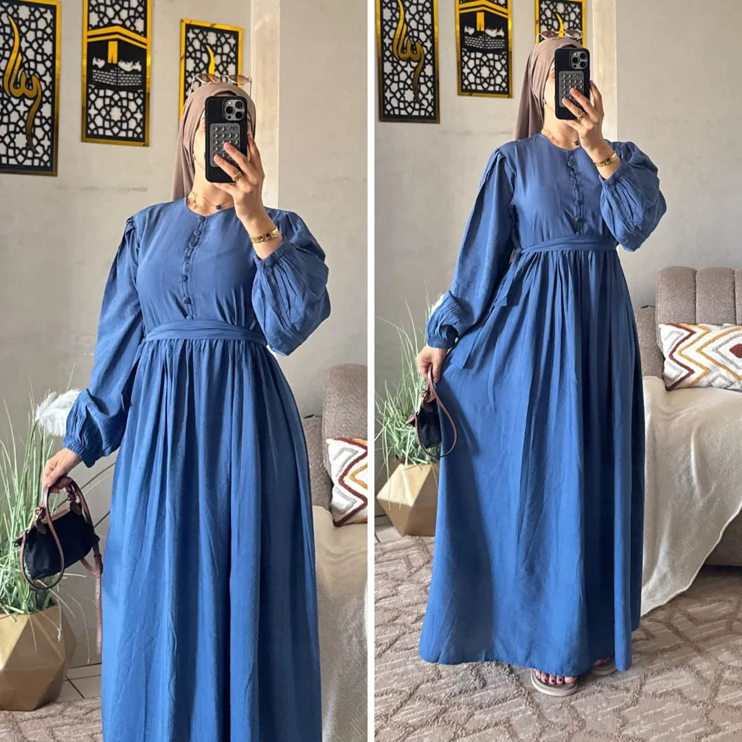فستان كريب زارا – أناقة يومية بتصميم عصري