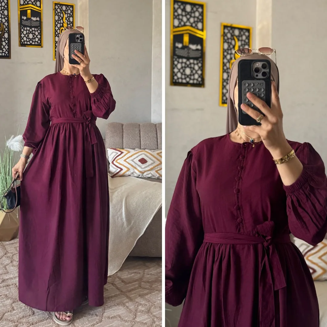 فستان كريب زارا – أناقة يومية بتصميم عصري