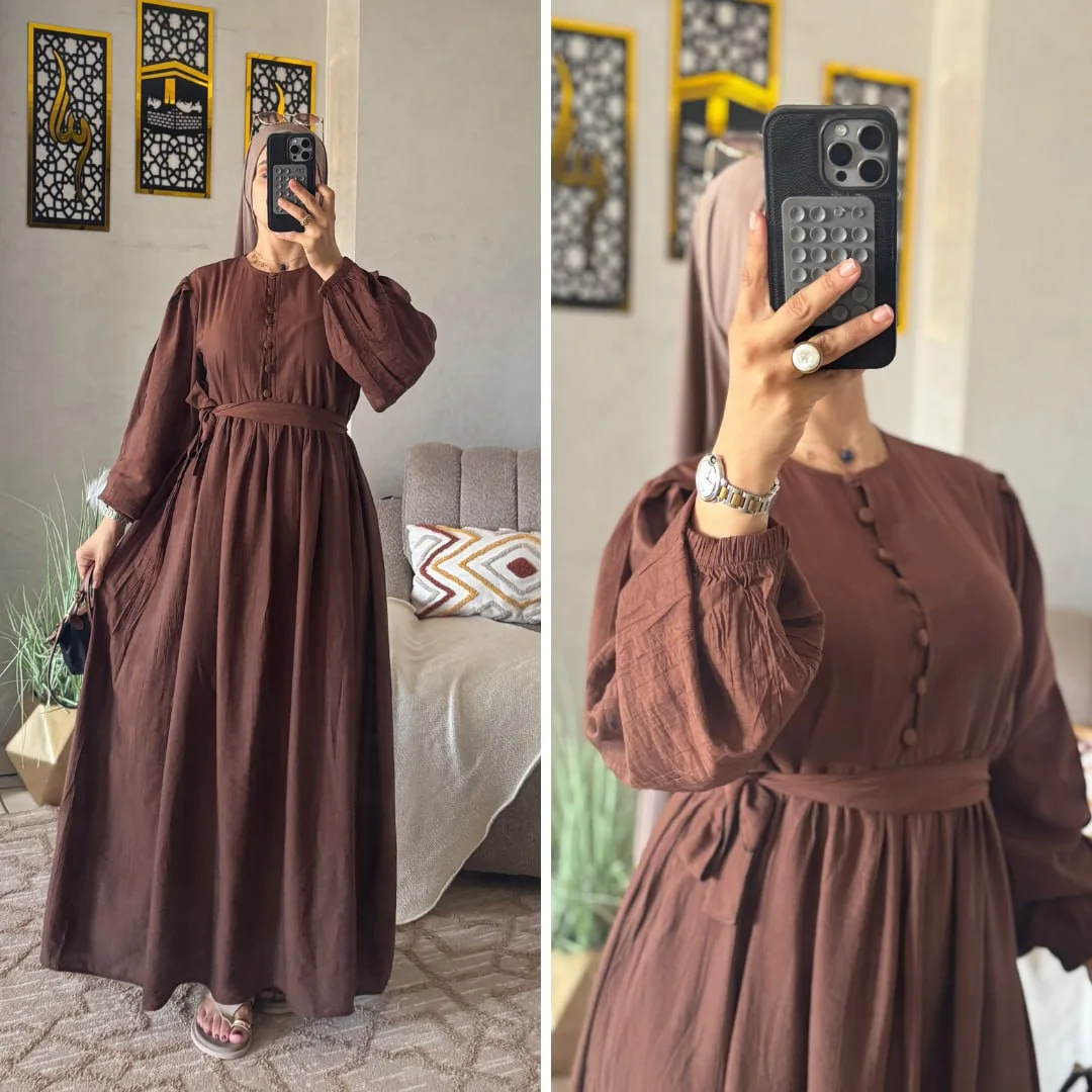 فستان كريب زارا – أناقة يومية بتصميم عصري