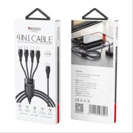 سلك شحن أصلي من ييسيدو 4 في 1