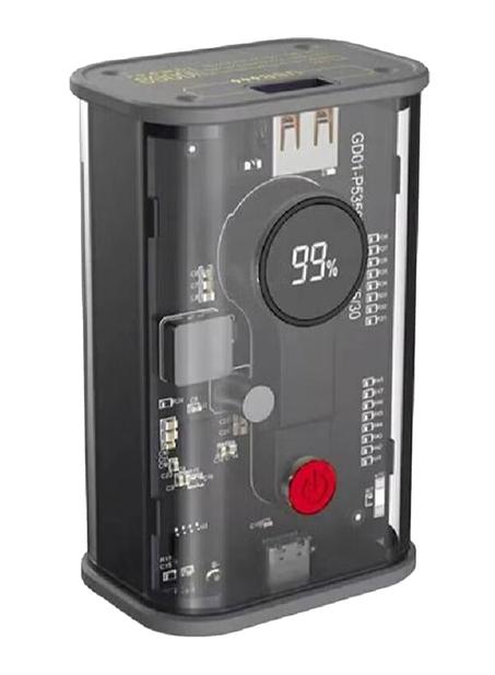 باور بانك ييسيدو 10000 ملي امبير للشحن السريع، اسود