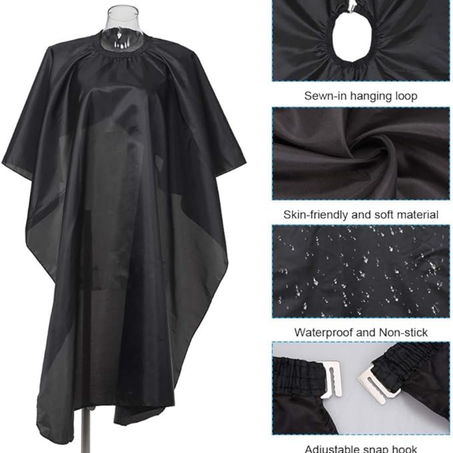 عباءة تصفيف الشعر وعباءة الصالون من النايلون لصالون الشعر