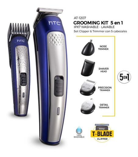 NA 5in1 مجموعة أدوات الحلاقة الكهربائية للرجال ولحية الجسم، مجموعة أدوات العناية باللحية متعددة الوظائف للرجال