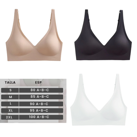 Set de 3 sujetadores cómodo sin aros🎀