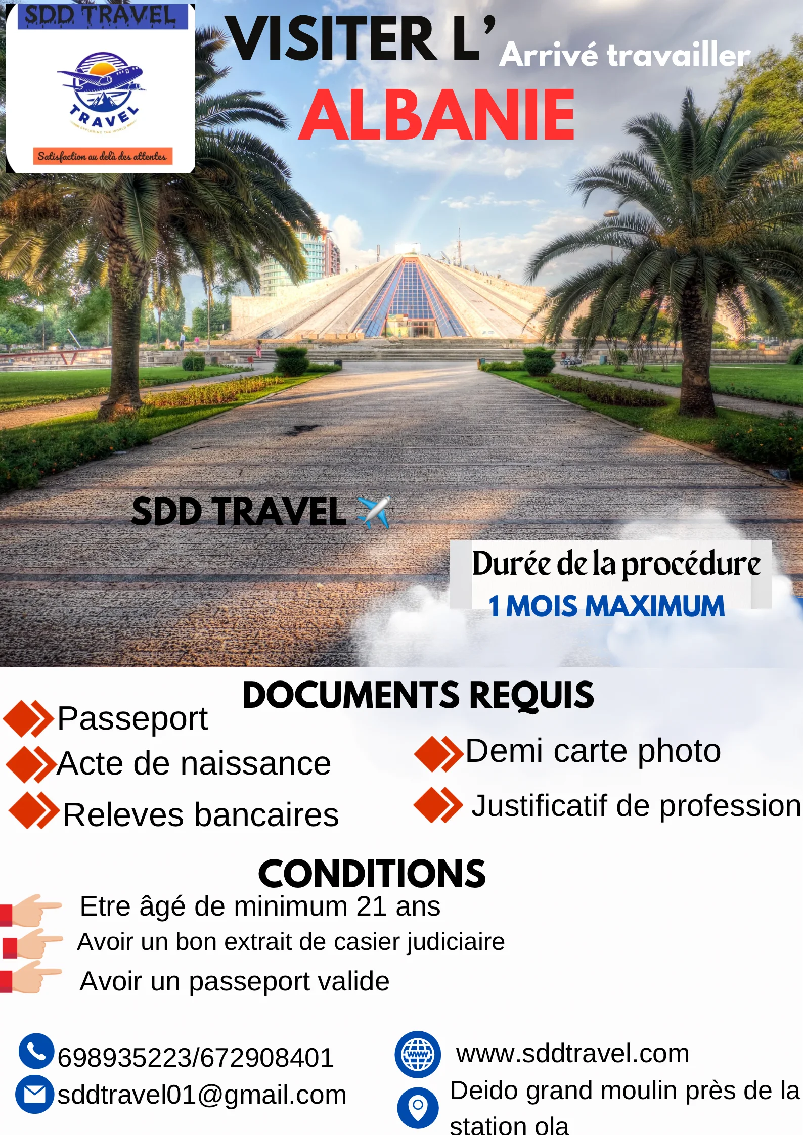 VISITER ET TRAVAILLER EN ALBANIE