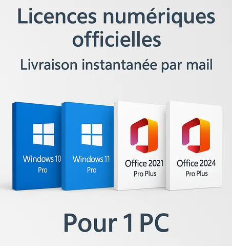 🔑 Windows & Office Professionnels – Pour 1 PC category-1