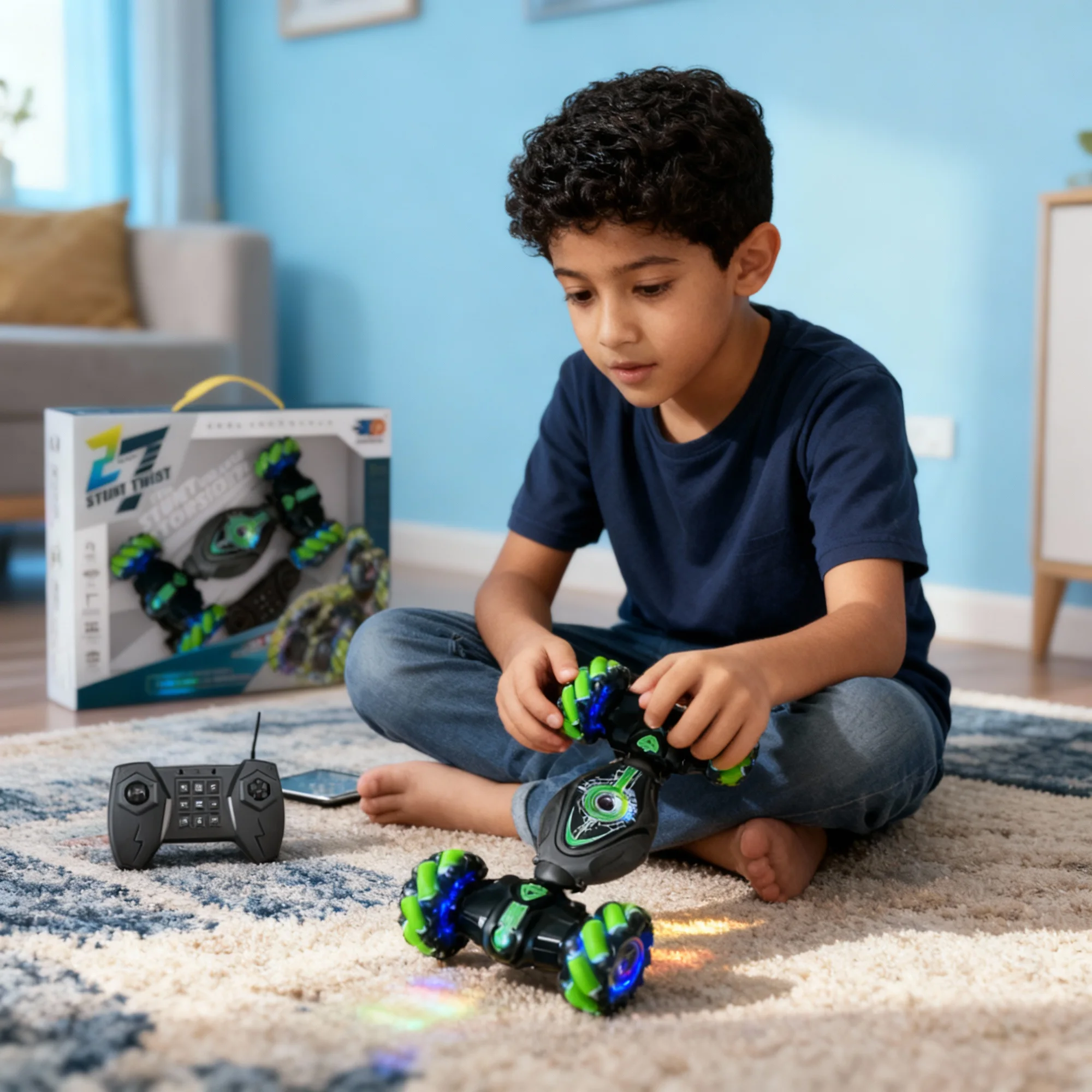 سيارة سباق للأطفال بتصميم احترافي