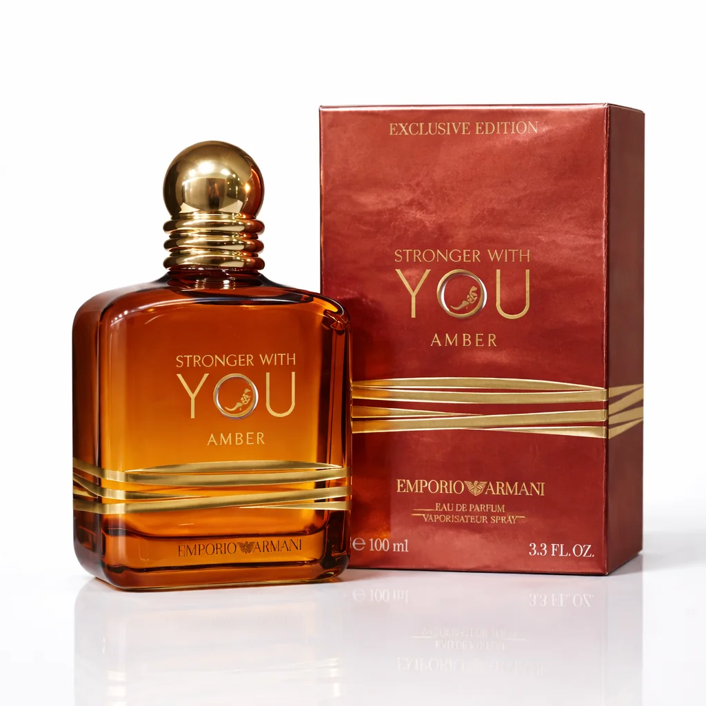 Emporio Armani Stronger With You AMBER (Exclusive) | عطر الدفء والجاذبية الشرقية (Parfum Homme Oriental Maroc)