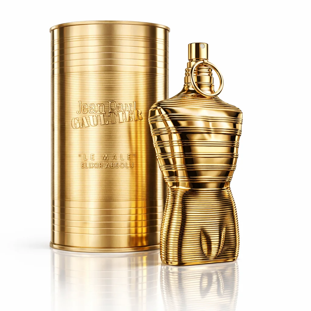 Jean Paul Gaultier Le Male ELIXIR | الذهب السائل: عطر الإغراء والفخامة المطلقة (Parfum Homme Luxe Maroc)