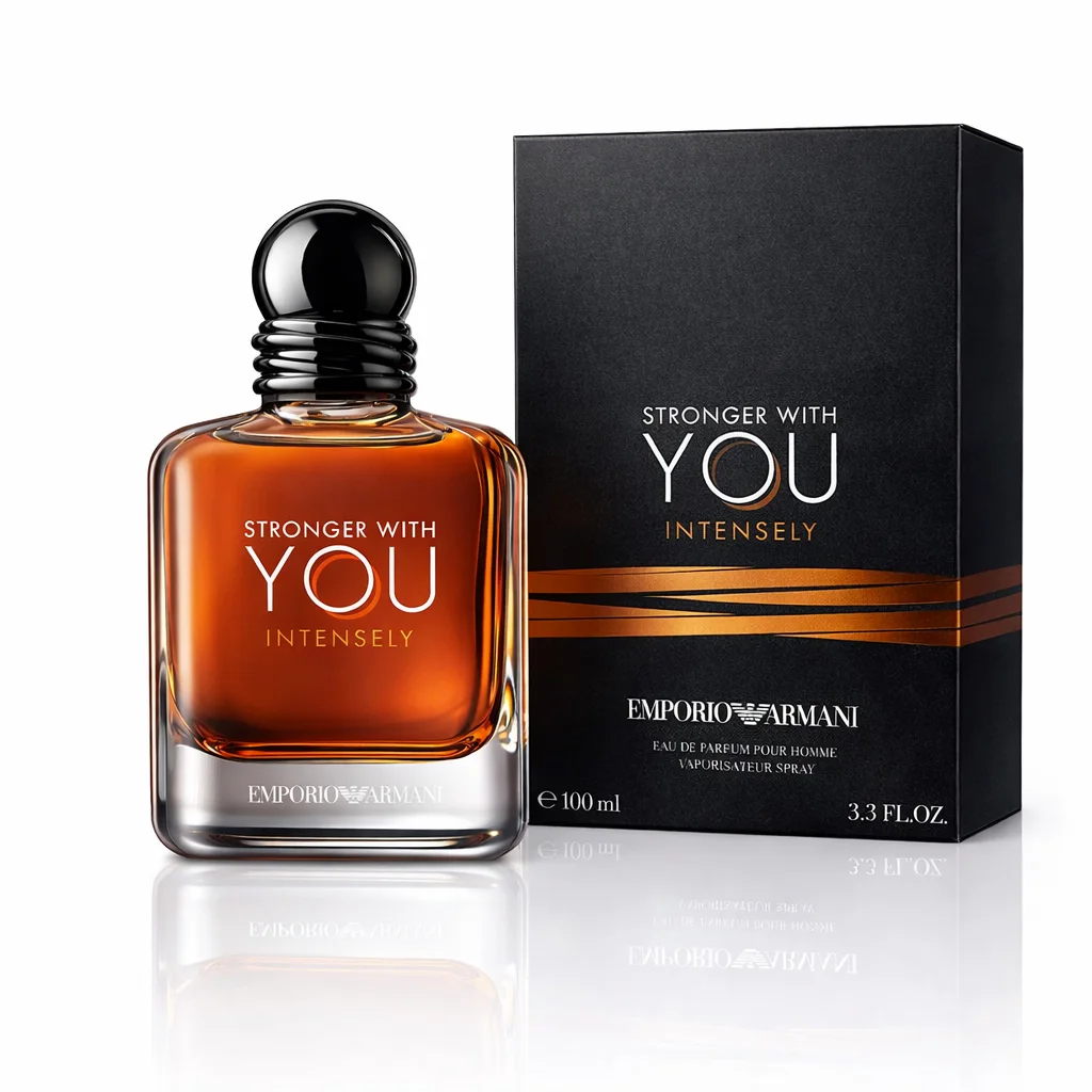 Emporio Armani Stronger With You INTENSELY | عطر الجاذبية القاتلة والإدمان (Parfum Homme Longue Tenue Maroc)