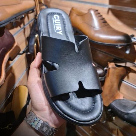 صندالة صيفية مصنوعة من الجلد الفاسي الأصيل