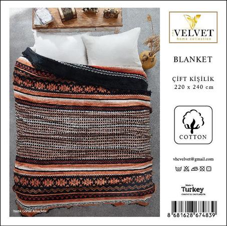 غطاء لحاف بدون حشو نمط هندسي