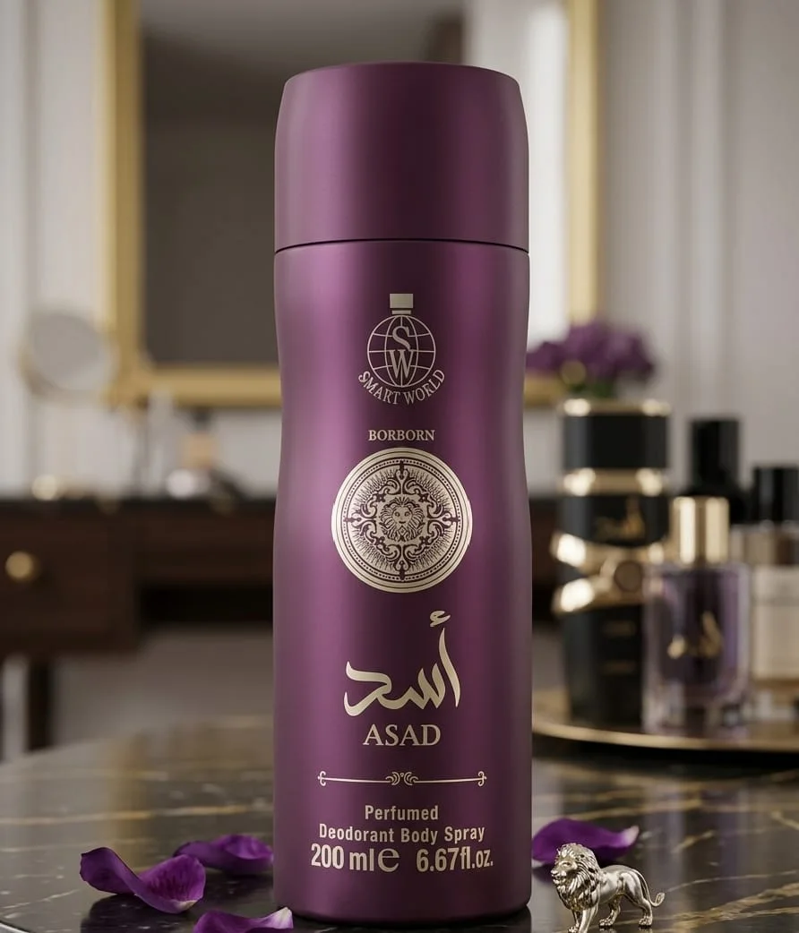 Déodorant Spray Parfumé Asad Bourbon – Lattafa (200 ml)