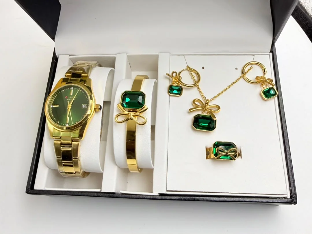 Coffret – Montre & Parure Femme 6 Pièces