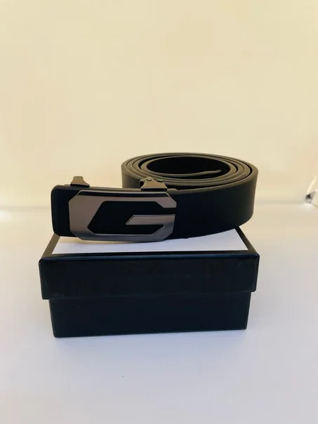 Ceinture Homme en Cuir Noir – Boucle