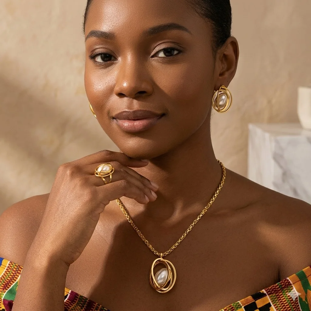 Ensemble de Bijoux Géométrique