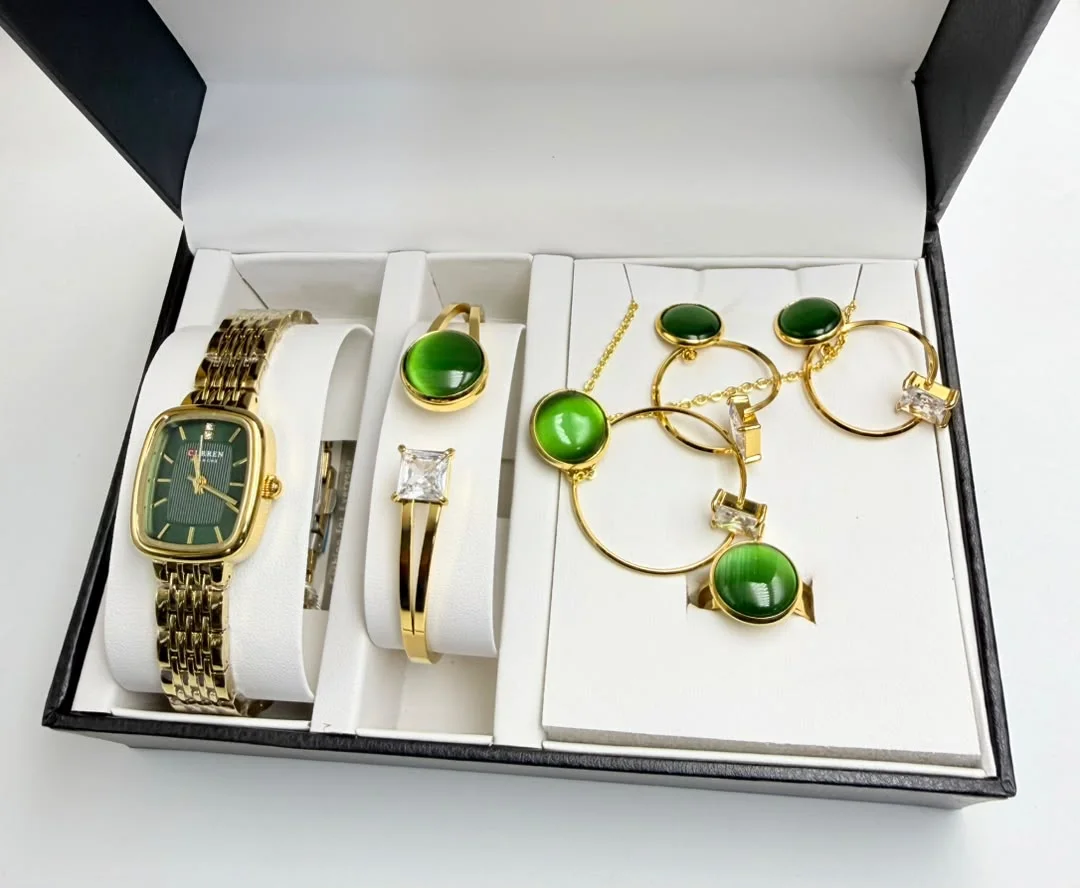 Coffret – Montre & Parure Femme 6 Pièces
