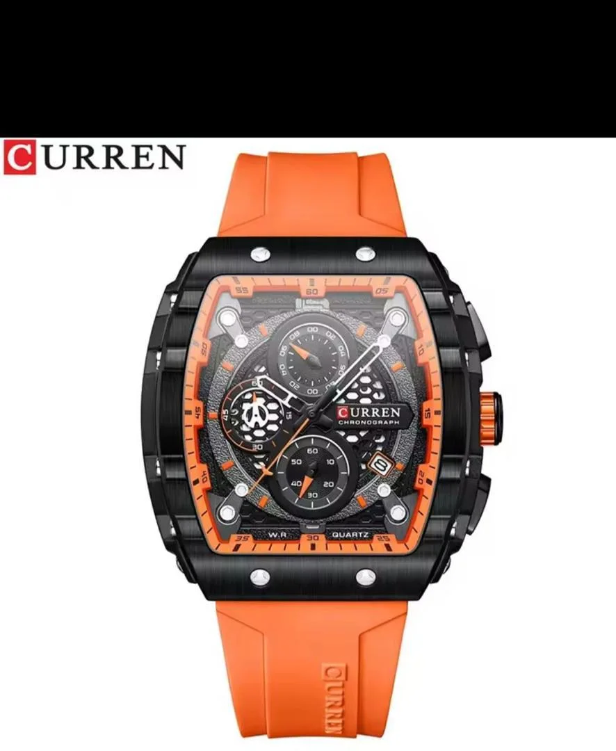Homme CURREN —8442 (Édition Orange Forge & Chronographe)