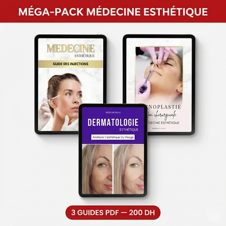 MÉGA-PACK MÉDECINE ESTHÉTIQUE — 3 GUIDES PDF PROFESSIONNELS