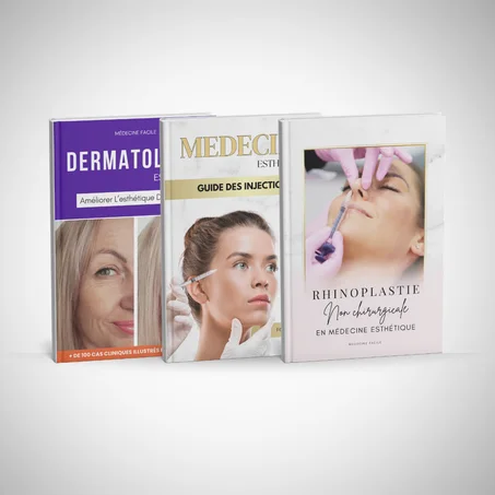 MÉGA-PACK MÉDECINE ESTHÉTIQUE — 3 GUIDES PDF PROFESSIONNELS
