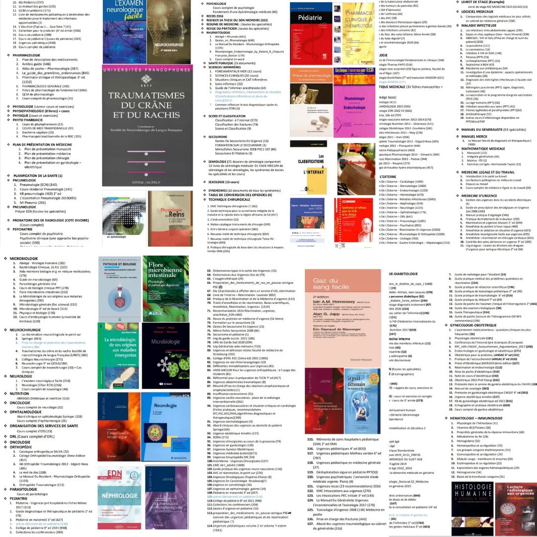MEGA-PACK MEDECINE FACILE
