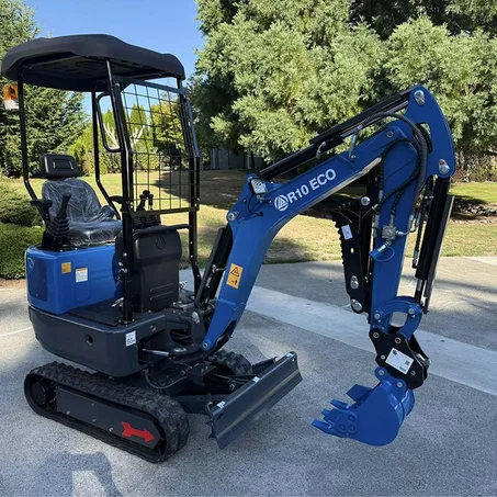 RIPPA R10 Mini Excavator – Ultra-Compact 1-Ton Diesel Excavator
