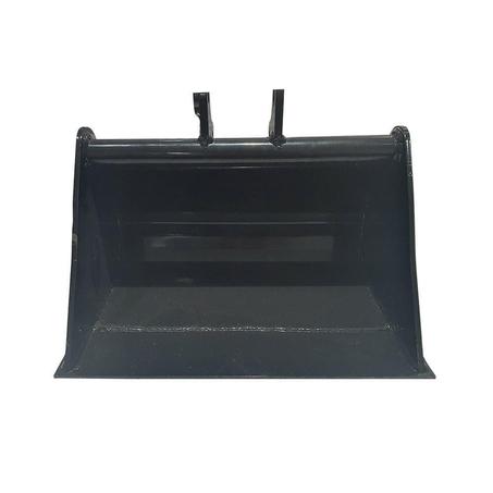 24″ Toothless Bucket for 1-Ton 2-Ton Mini Excavator without teeth|12EX-WD24B