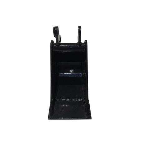 8″ Toothless Bucket for 1-Ton & 2-Ton Mini Excavator | AGT-12EX-WD08B