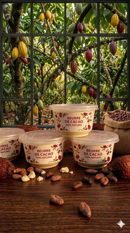 Beurre de cacao 100 %naturel