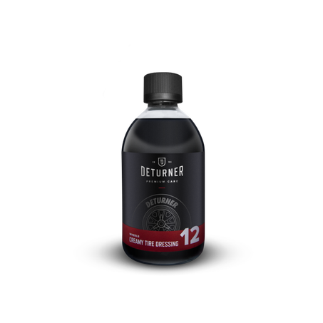 Deturner Creamy Tire Dressing SiO2 + applicateur de cire sur pneu 250 ml  Brillance et protection SiO2 pour plastiques ext et pneus