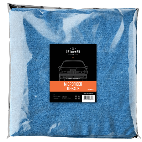10PCS MICROFIBER 300GSM BLEU 40X40CM (MICROFIBRE MULTI-USAGE) - DETURNER