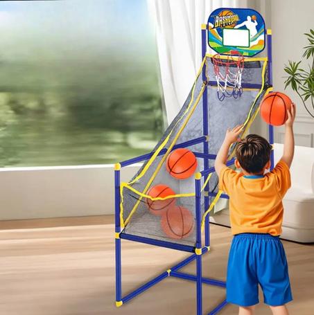 🏀 آلة إطلاق كرة السلة للأطفال – لعبة رياضية ممتعة في المنزل!