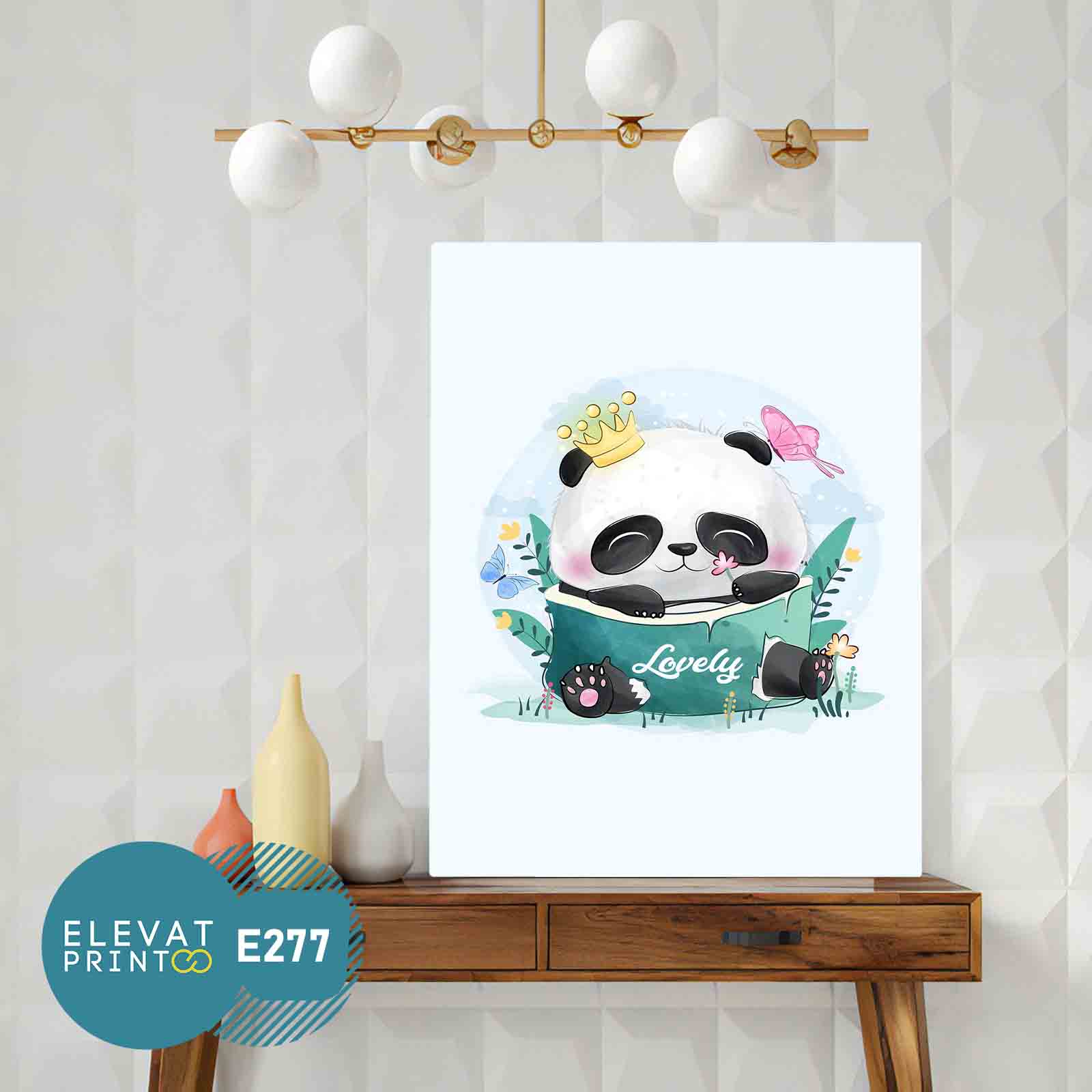 Tableau E277 Panda mignon