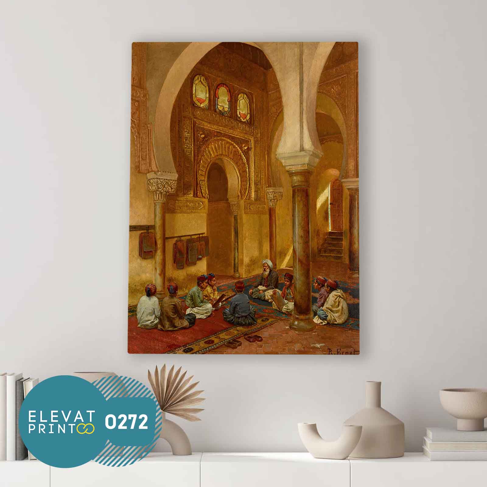 Tableau O272 In the Madrasa