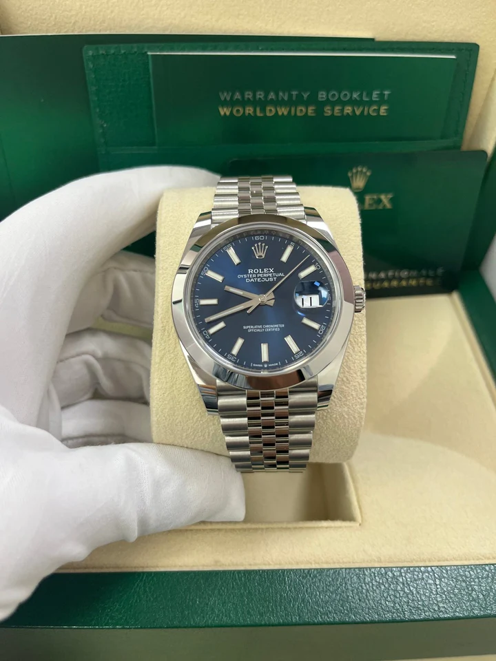 ROLEX DATEJUST BLEU