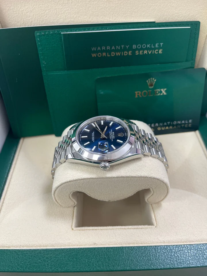 ROLEX DATEJUST BLEU