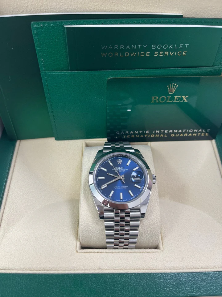 ROLEX DATEJUST BLEU