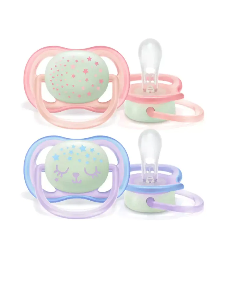 AVENT 2 SUCETTES ULTRA AIR GIRL 0-6M SCF376/19