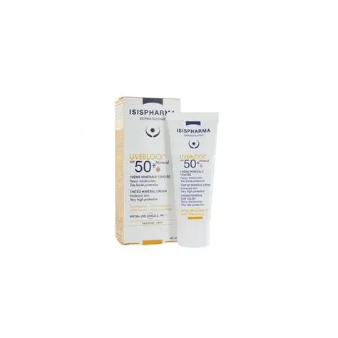 ISIS PHARMA UVEBLOCK CREME MINERALE TEINTEE SPF50+ 40ML
