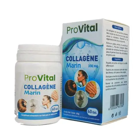 PRO VITAL COLLAGENE MARIN 60 GELULES