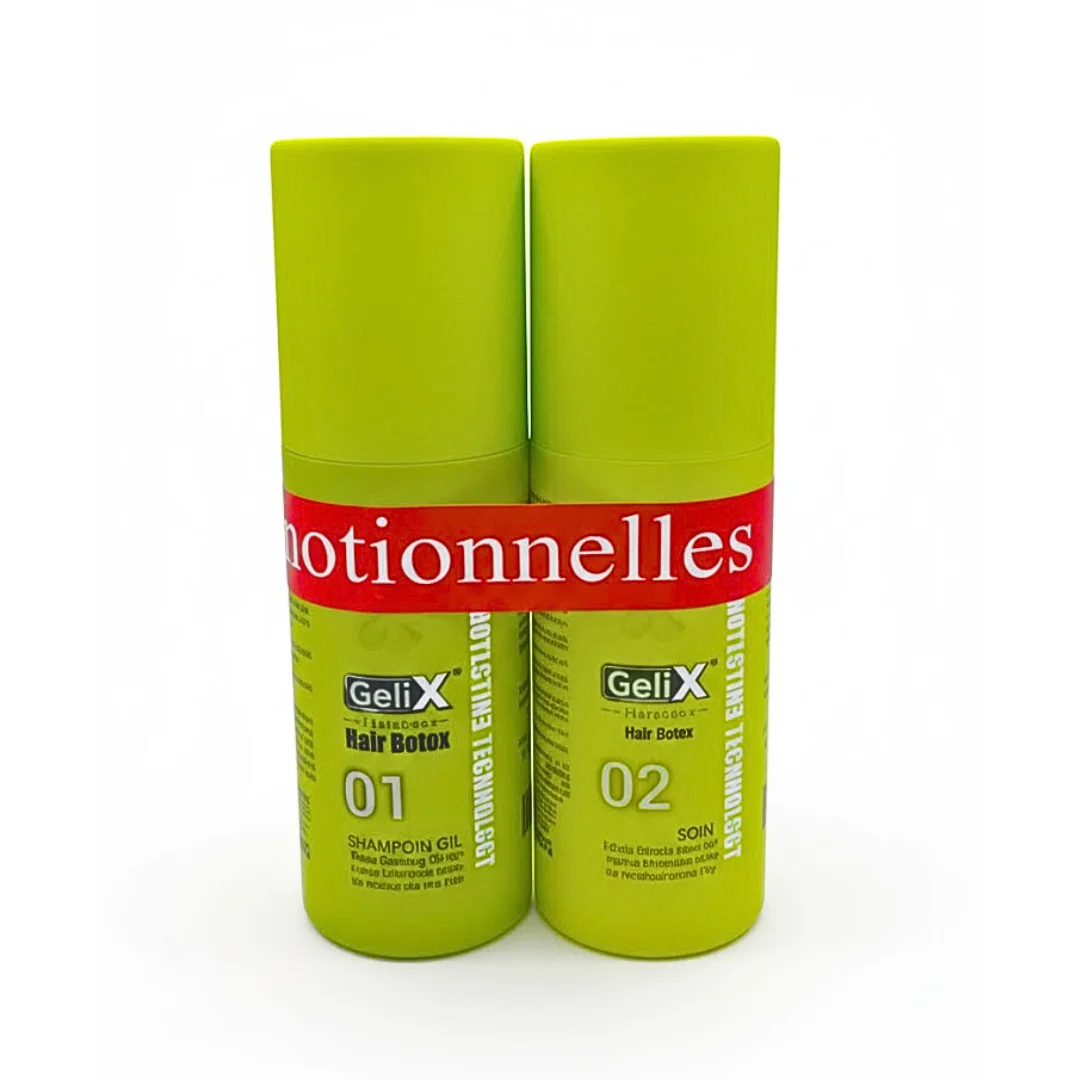 Gelix Duo Pack  » Hair Botox shampoing 01+Hair Botox Keratin 02