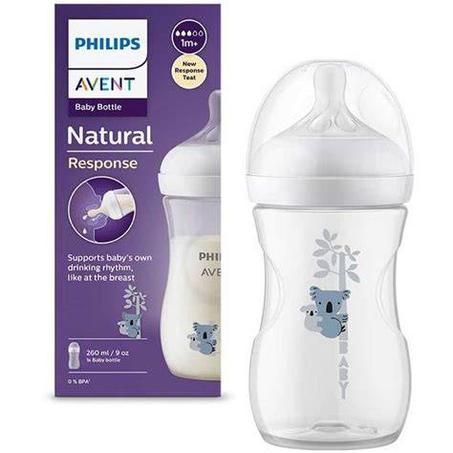 AVENT BIBERON NATURAL REPONSE 1M+ 260ML SCY903/01