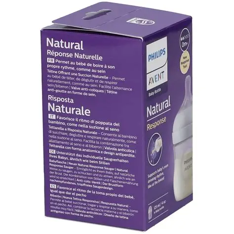 AVENT BIBERON NATURAL REPONSE 0M+ 125ML SCY900/01