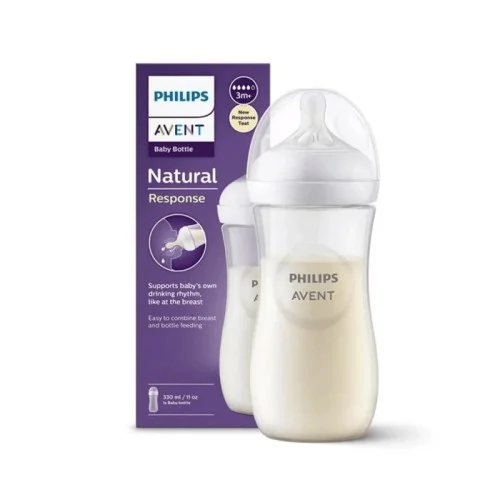 AVENT BIBERON NATURAL REPONSE 3M+ 330ML SCY906/01