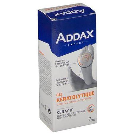 ADDAX KERACID GEL KERATOLYTIQUE PIEDS CALLOSITES