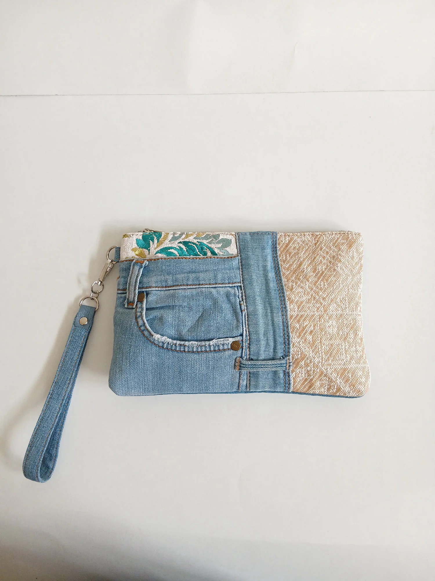 Pochette Jeans/tissus