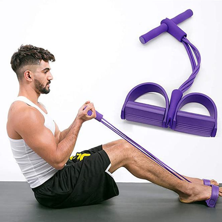 Bandes élastiques en latex avec pédale